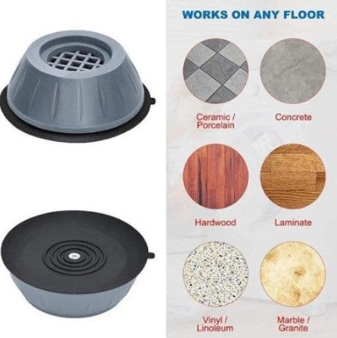 Anti-Vibration Appliance Pads (4PCS) – Stop Noise, Movement & Shaking
