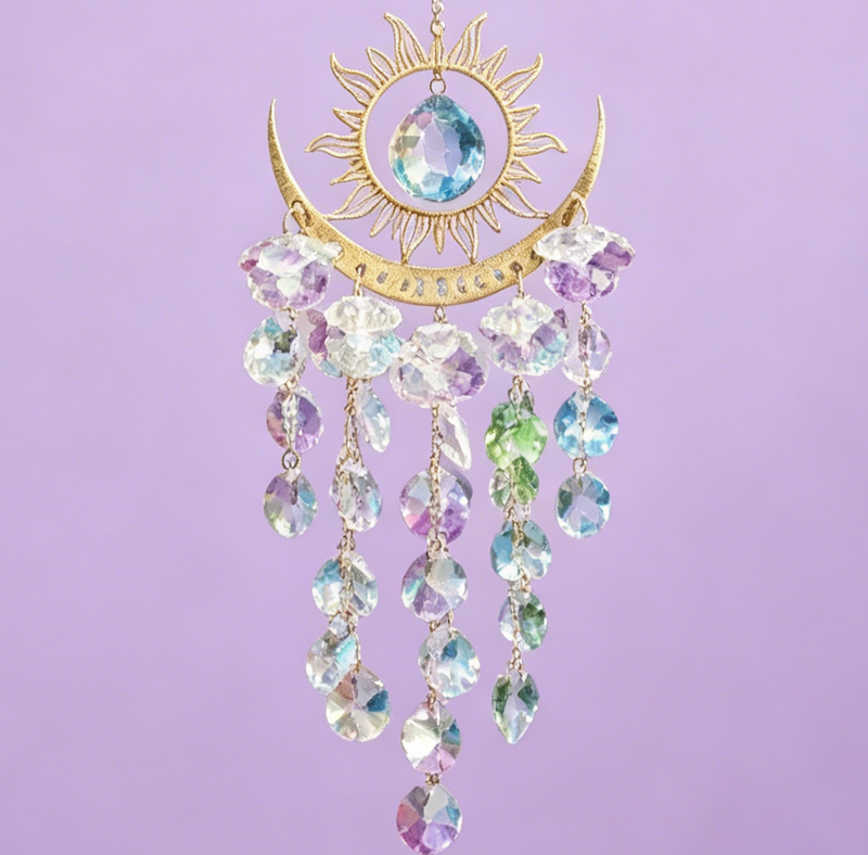 ✨Crystal Sun Catcher, lndoor Outdoor Decor for Window Bedroom Courtyard Garden☪️ detail view