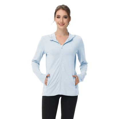 🎖️Women's Lightweight Long-Sleeved Sunscreen Hoodie Jacket