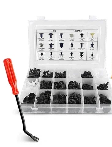 🔧🚗 630PCS Car Fastener Box Set – Universal Auto Clips Assortment 📦