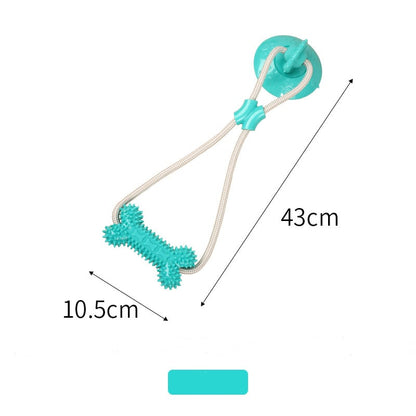✨ Suction Cup Tug Dog Toy – The Ultimate Dental Chew & Interactive Playtime🐶