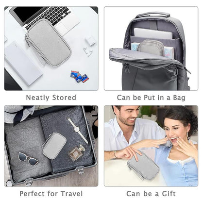 🔥50% OFF Today Only – Cable Organizer Bag, Double Layer Travel Pouch for Chargers, Cords & Tech Accessories