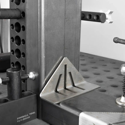 Heavy-Duty Metalworking Miter Square for Tubing Layout