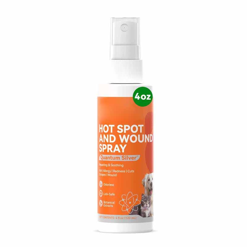 Vet-Recommended Itch Relief Spray for Dogs & Cats – Quantum Silver Formula detail view