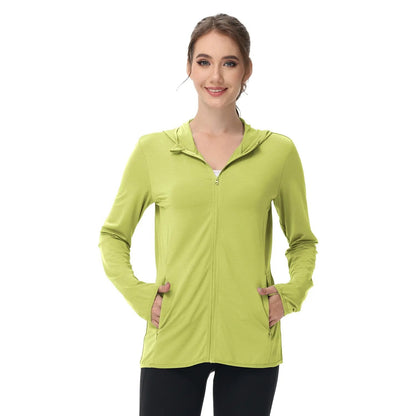 🎖️Women's Lightweight Long-Sleeved Sunscreen Hoodie Jacket