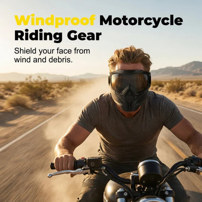 Full-Face Safety Goggles with Wide Vision Protection