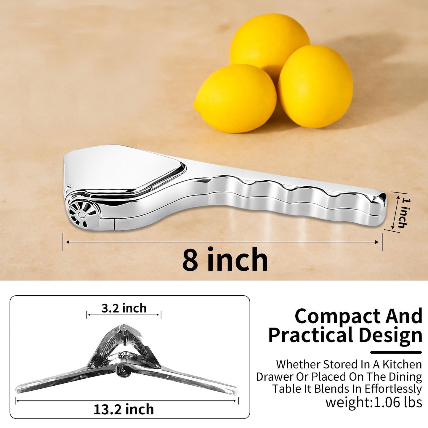 Citrus Squeezer | Stainless Steel or PP🍋