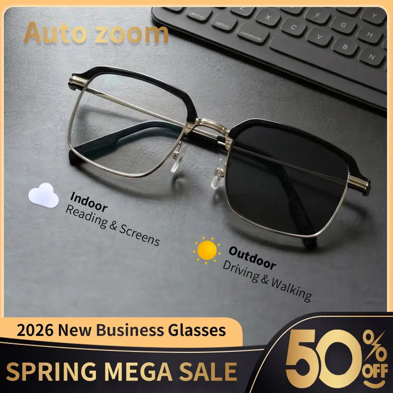 🔥Hot Sale 49% off👓✨ Auto-Adjusting HD Reading Glasses（💥Buy 3 Get 1 Free 🛒Free Shipping）