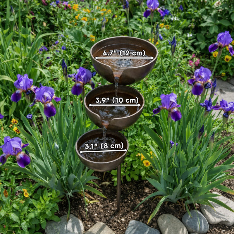 Bring Life Back To Your Garden – Rain Catcher Bird Bath 🌿🐦 detail view