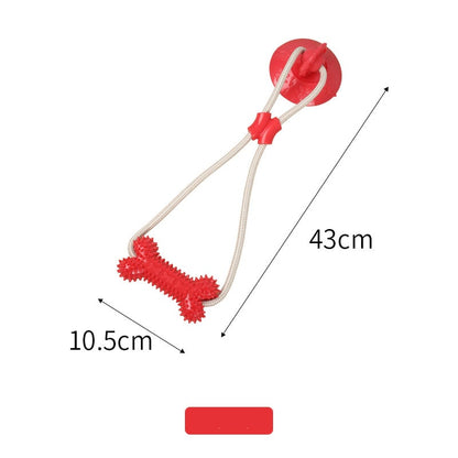 ✨ Suction Cup Tug Dog Toy – The Ultimate Dental Chew & Interactive Playtime🐶