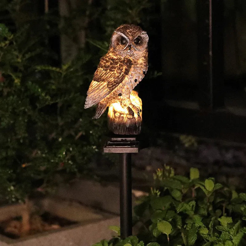 🔥Big Sale - 50% OFF🔥Waterproof Solar Owl Light – LED Pathway Light for Lawn, Garden & Outdoor Decor