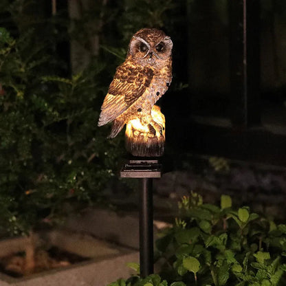 🔥Big Sale - 50% OFF🔥Waterproof Solar Owl Light – LED Pathway Light for Lawn, Garden & Outdoor Decor