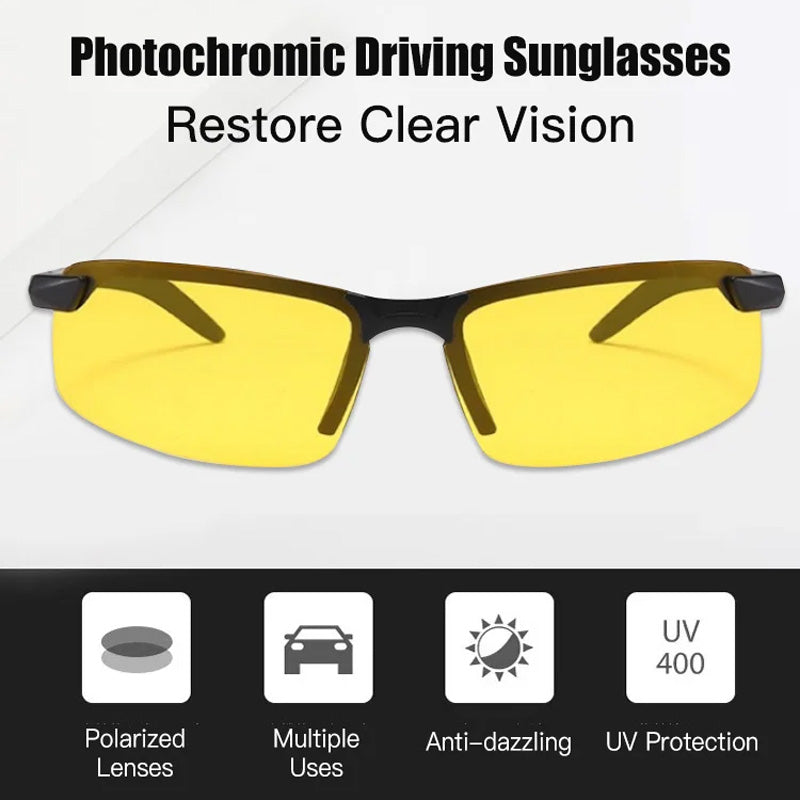 🔥HOT SALE 50% OFF🕶️☀️Lightweight Photochromic Sunglasses – Auto-Darkening Lenses for All-Day UV400 Protection & Glare Reduction